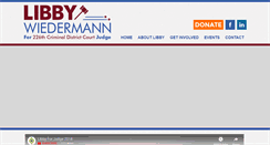 Desktop Screenshot of libbyforjudge.com